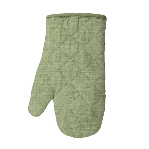 Прихватка-рукавица рогожка 18*28 Vse DOMA <A08409 Олива, рис 60008-5 > ArtCotton
